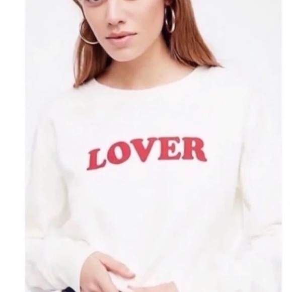 Free People Daydreamer Sweatshirt Lover extra soft woman xs - Picture 2 of 8
